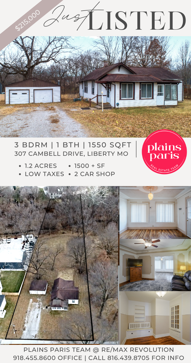 307 Campbell, Glenaire, MO Liberty Schools Moving to Liberty?