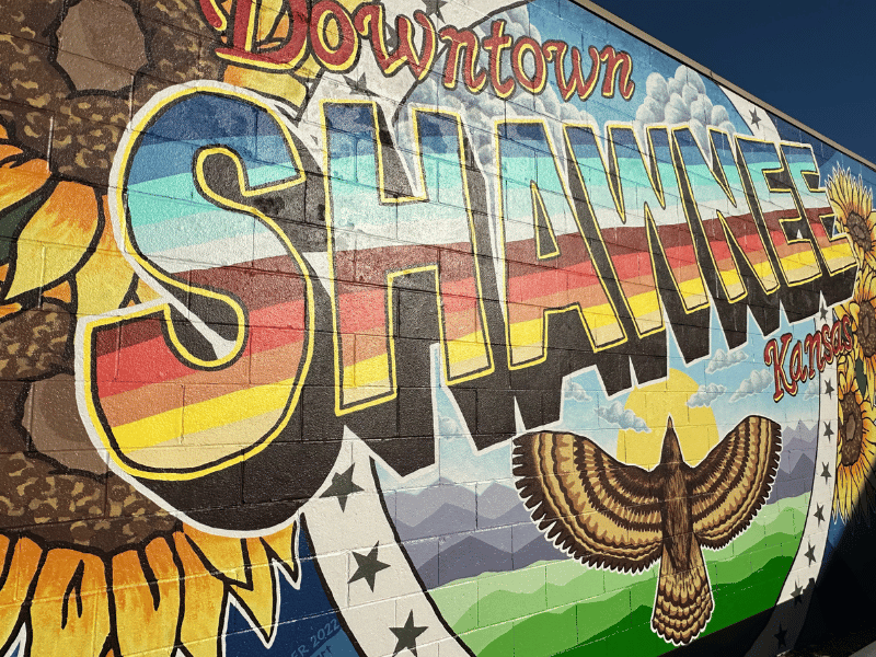 downtown shawnee mural